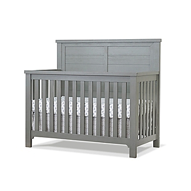 Sorelle Furniture Farmhouse 4-in-1 Convertible Crib in Grigio. View a larger version of this product image.