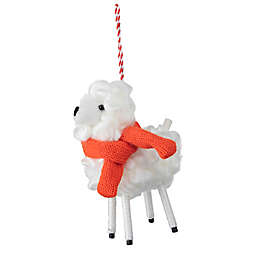 H for Happy™ 6-Inch Sheep Friend Christmas Ornament in White/Red