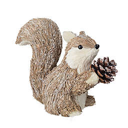 7.5-Inch Woodland Squirrel Figurine in Brown