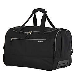 Traveler's Club® Fairfield 20-Inch Rolling Duffle with Telescopic Handle in Black