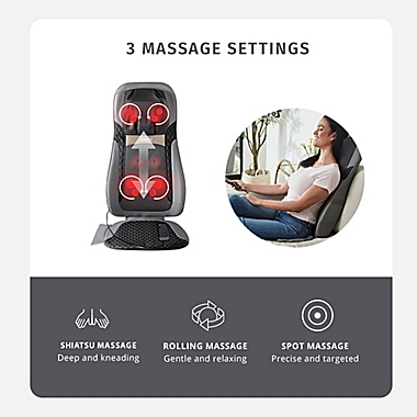 HoMedics&reg; Shiatsu Elite II Massage Cushion with Heat. View a larger version of this product image.