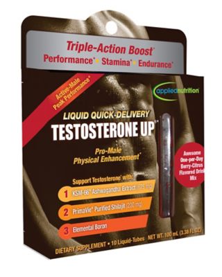 Applied Nutrition&reg; 10-Vial Liquid Quick-Delivery Testosterone up in Berry Citrus