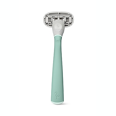 Flamingo Women&#39;s Ergonomic Razor in Sage. View a larger version of this product image.
