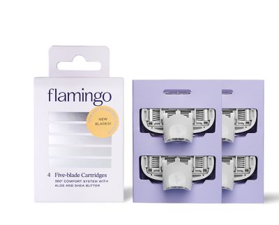 Flamingo Women's 4-Count Razor Blade Cartridge Refills