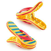 H for Happy&trade; Flip Flop Boca Clips in Yellow (Set of 2)