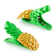 H for Happy&trade; Pineapple Boca Clips (Set of 2)