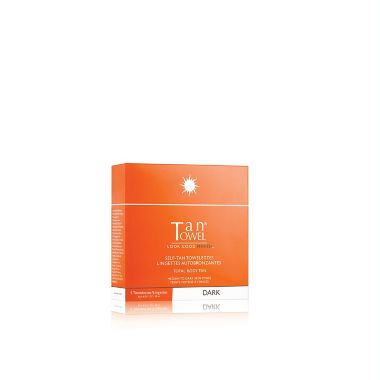 Tan Towe&reg; 5-Count Full Body Plus Self-Tan Towelettes in Dark. View a larger version of this product image.