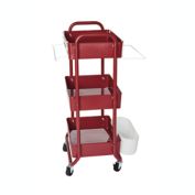 Squared Away&trade; 3-Piece Gift Wrapping Storage Cart Set in Rhubarb