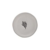 Bee &amp; Willow&trade; Autumn Leaf Appetizer Plates in White/Grey (Set of 4)