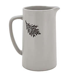 Bee & Willow™ Autumn Leaf Pitcher in White/Grey