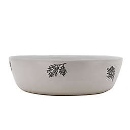 Bee & Willow™ Autumn Leaf Serving Bowl in White/Grey