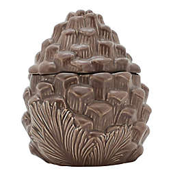 Bee & Willow™ Pine Cone Figurine Winter Candy Dish in Brown