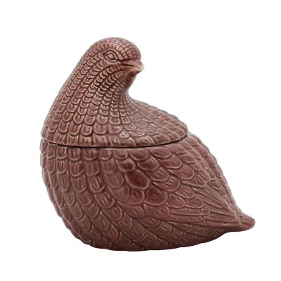 Bee &amp; Willow&trade; Quail Figurine Fall Candy Dish in Brown