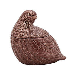 Bee & Willow™ Quail Figurine Fall Candy Dish in Brown