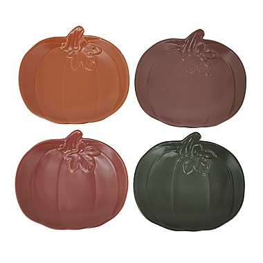 Bee & Willow&trade; Pumpkin Appetizer Plates (Set of 4) . View a larger version of this product image.