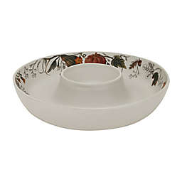 Bee & Willow™ Fall Harvest Chip & Dip Serving Dish in White