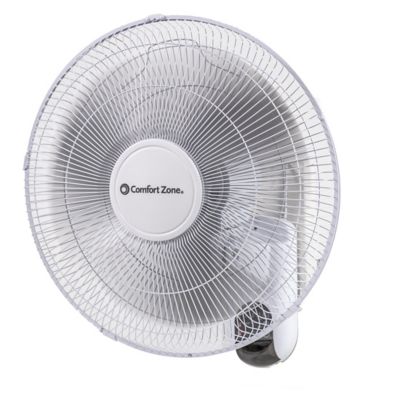 Comfort Zone Cz16wr 16 Inch Wall Mount Fan With Remote Bed Bath Beyond