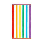 Alternate image 0 for H for Happy&trade; Jacquard Beach Towel in Rainbow