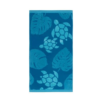 H for Happy&trade; Jacquard Beach Towel in Turtles