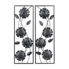 Alternate image 6 for Ridge Road Decor 2-Piece Metal Contemporary Wall Decor Set in White