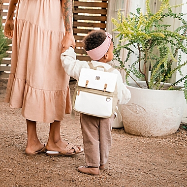 Petunia Pickle Bottom&reg; Mini Meta Backpack Diaper Bag in Toasted Marshmallow. View a larger version of this product image.