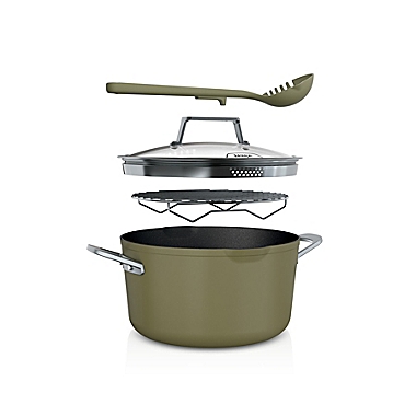 Ninja&trade; Foodi&trade; NeverStick&reg; 7 qt. PossiblePot&trade; in Olive Green. View a larger version of this product image.