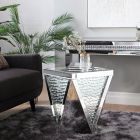 Alternate image 1 for Ridge Road D&eacute;cor Glam Mirrored Accent Table in Silver
