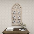 Alternate image 4 for Ridge Road D&eacute;cor 6-Opening Whitewashed Wood Vintage Wall Photo Frame