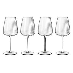 Luigi Bormioli Optica Chardonnay Wine Glasses (Set of 4)
