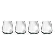 Luigi Bormioli Optica Stemless Wine Glasses (Set of 4)