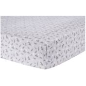 Trend Lab&reg; Prarie Floral Flannel Deluxe Fitted Crib Sheet