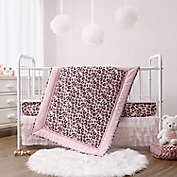 The Peanutshell&trade; Leopard Blush 3-Piece Crib Bedding Set