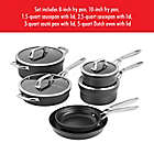 Alternate image 5 for ZWILLING&reg; Motion Nonstick Hard-Anodized 10-Piece Cookware Set in Black