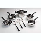 Alternate image 2 for Simply Essential&trade; 12-Piece Stainless Steel Cookware Set