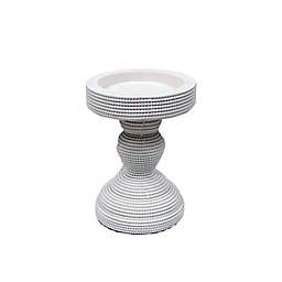 Everhome™ 6-Inch Beaded Candle Holder in White