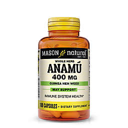 Mason Natural® 100-Count Whole Herb Anulú 400 MG Guinea Hen Weed Capsules