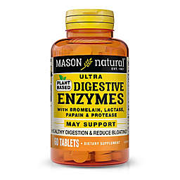 Mason Natural® 60-Count Plant Based Ultra Digestive Enzymes Tablets
