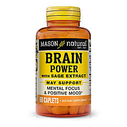 Mason Natural® 60-Count Brain Power with Sage Extract Caplets