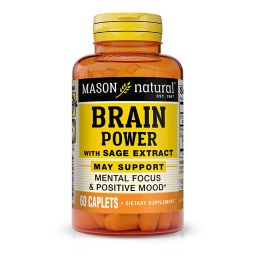 Mason Natural® 60-Count Brain Power with Sage Extract Caplets