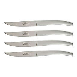 Au Nain Le Thiers Prince Gastronome 4-Piece Steak Knife Set in Stainless Steel