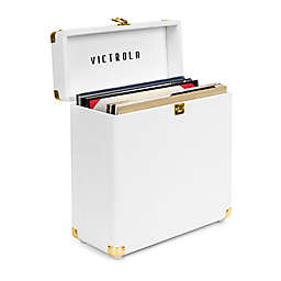 Victrola™ Vinyl Turntable Record Storage Case in White