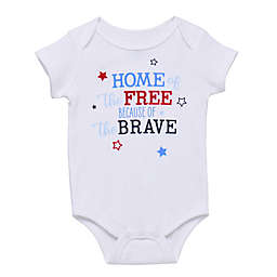 Baby Starters® "Home of the Free" Americana Bodysuit in White