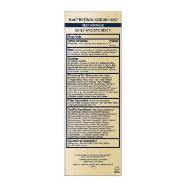 RoC&reg; Retinol Correxion&reg; 1 oz. Deep Wrinkle Daily Moisturizer SPF30. View a larger version of this product image.