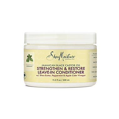 SheaMoisture&reg; 11 fl. oz. Jamaican Black Castor Oil Strenghten &amp; Restore Leave-In Conditioner. View a larger version of this product image.