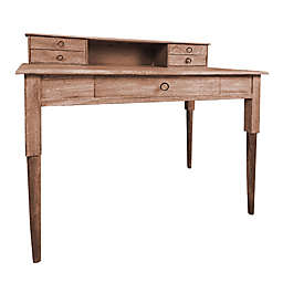 The Urban Port® 5-Drawer Study Table with Detachable Legs in Brown