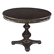 The Urban Port&reg; Round Dining Table in Brown