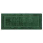 Everhome&trade; Cotton 60" Round Bath Rug in Dark Green