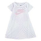 Alternate image 0 for Nike&reg; Size 2T Essentials Swoosh Wave Dress with Diaper Cover in White