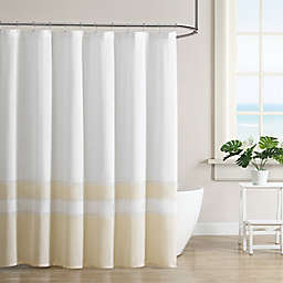 Tommy Bahama® Bahama Border 70-Inch x 72-Inch Dobby Cotton Shower Curtain in Pastel Yellow
