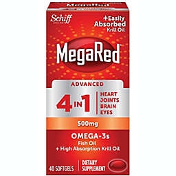 Schiff® MegaRed® 40-Count Advanced 4in1 500mg Omega-3s Softgels